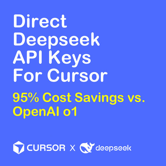 DeepSeek-R1 Unified API Key | 100x More Tokens than Cursor Pro | Dedicated for Coding
